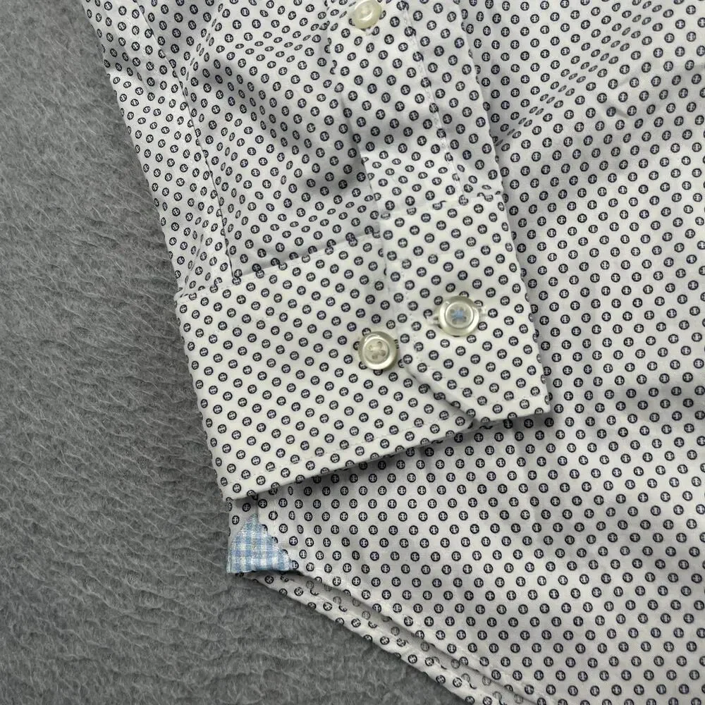 Banana Republic Non Iron Shirt Slim Fit Casual Button Up Long Sleeve Mens Small